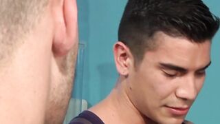 HOT & HUNKY DOCTORS FUCK PATIENT IN EMERGENCY ROOM" - This new hot scene features three studly men in uniform having intense sex!