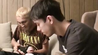 Two Straight Pals Show Off Thick Dongs While Wanking - Gay4Pay