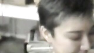Korean Beauty Faceslaps & Deepthroats In A Dirty Backroom