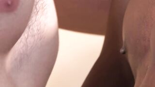Big Black Monster Dick Fucks Leon's Stretched Ass - Hardcore Anal Sex