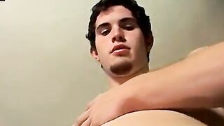 Hunter's Hot Straight Guy Solo Jack Off & Big Load