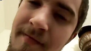 Amateur Hunk Jacking Off & Blowing Load on Chest