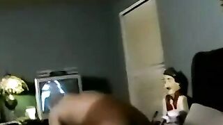 MILF Bareback Blowjob & Creampie from Black Amateur Couple