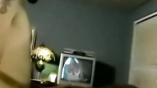 MILF Bareback Blowjob & Creampie from Black Amateur Couple