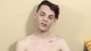 BoyObsession Interview with Hunk & Big Dick Strokin' Off Loading cumshot