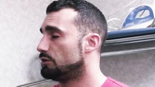 3 Hairy Muscle Guys Share Anal Pleasure In Raw Threesome
