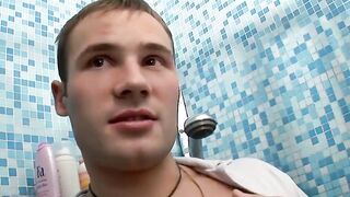 Steamy Shower Jerk-Off Session with Hunk Stephan Krammer