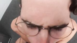 Naughty Officer Chases Down Geek Girl For A Rough Sexual Encounter