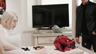Extreme Flexible Acrobatics - Bendable Teen Girl Stretched By Her Partner