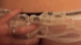 Japanese Amateur Rides in Doggie Style in Lingerie