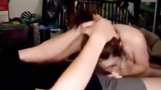 Amateur Couple's Deep-Throat Delight