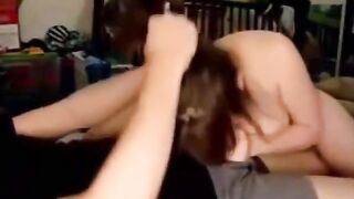 Amateur Couple's Deep-Throat Delight
