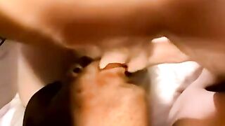 Straight perv gets cock sucked by hungry gay duo
