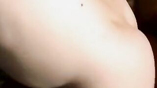 Inked marine drained by perv's mouth mid jerk session