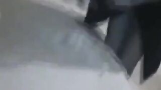 Asian Girl Uses a Bottle to Masturbate