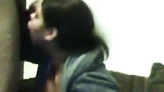 BBW POF Hookup with Lacey - Interracial Blowjob Webcam Session