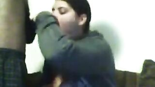 BBW POF Hookup with Lacey - Interracial Blowjob Webcam Session