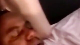 Ebony jocks jerkoff interrupted by sloppy perv mouth