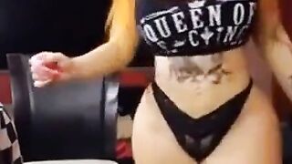Curvy Amateur Webcam Striptease