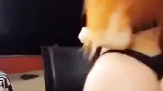 Curvy Amateur Webcam Striptease