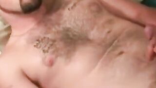Serious amateur strokes till cum squirts out