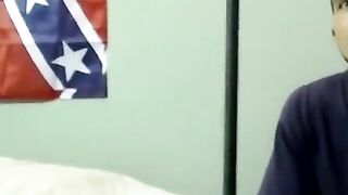 Young Joe gets mouth drained before a creamy eruption