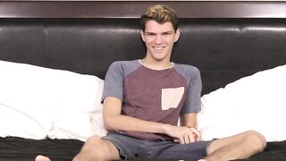 BoyObsession.com - Dude answers questions before intense masturbation