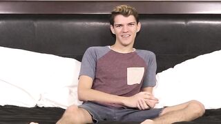 BoyObsession.com - Dude answers questions before intense masturbation