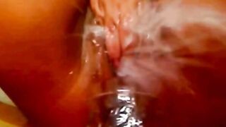 BannySquirts: Latina Webcam Squirt in a Jar