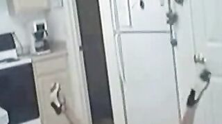 Granny's Webcam Show for the Repairman