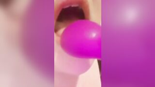 YoungEnglishBBW – Squeezing My Tits Sucking Off My Sex Toy