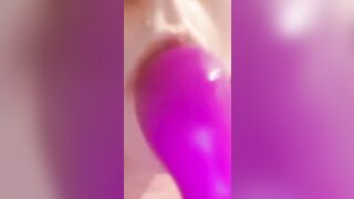 YoungEnglishBBW – Squeezing My Tits Sucking Off My Sex Toy