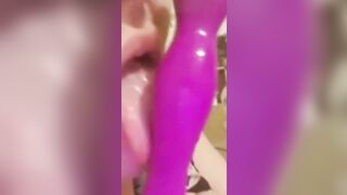 YoungEnglishBBW – Squeezing My Tits Sucking Off My Sex Toy