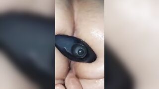 Booty Plug and Vagina Finger Fuck