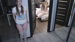 Daughter Has Powerful Orgasm When Spying Daddy Fucks Milf