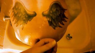 stepmom fantasy BATHTUB,PRIVATE, mom, HUGE MELONS, HUGE TITTED, CUM ON FACE , KATIE FOXY, REAL AMATEUR, point of view