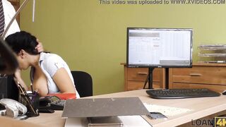 LOAN4K. Curvaceous stunner knows how to solve her problems with cash