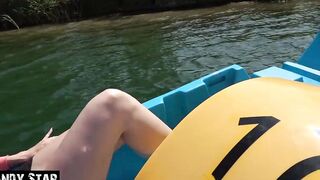 SUMMER INTO GERMANY HOE FUCK INSIDE PEDAL-BOAT
