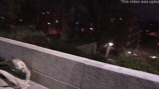 NUDE INTO THE STREET! Slutty barely legal goddess looks for dudes to banged inside outside