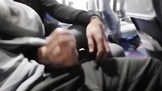 Public Handjob with Amateur Babe