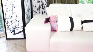 TRANSEROTICA Big boobed Tranny Autumn Rain Having Wild Solo Rubbing