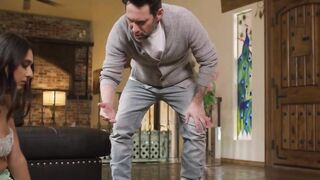 Busty latin stepdaughter agreed to become stepdaddys sex pet