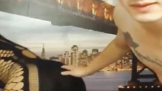 Webcam Girl Rides Her Man After Intense Blowjob Session