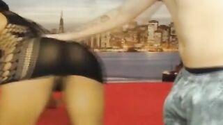 Webcam Girl Rides Her Man After Intense Blowjob Session