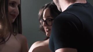 Nathan Bronson and Laney Grey share threesome with Leana