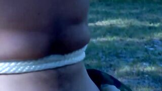 MuscleJockBound.com - Dire Callahan traps subs' balls for scrotum torment