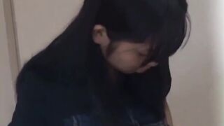 Ravenous Japanese vixen wont quit toying her dripping slit