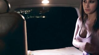 Driver slams Ashley Adams cunt so hard she loses her mind