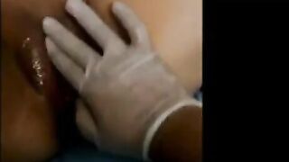 Asian girl spreads and fingers herself on webcam.