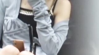 Voyeur compiles the best Japanese asses in street thongs